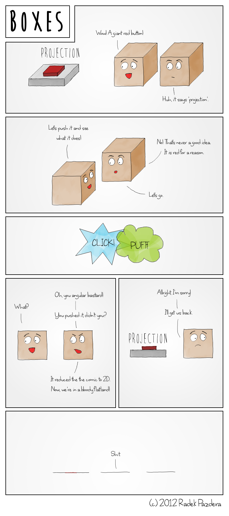 Boxes Comic: Projection
